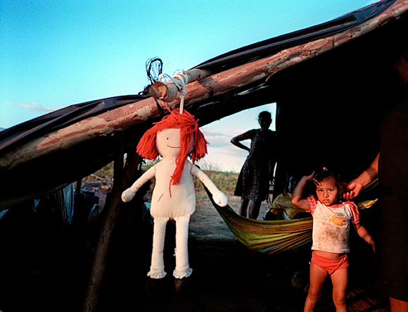 photograph: child orphaned by Nicaragua's Hurricane Mitch